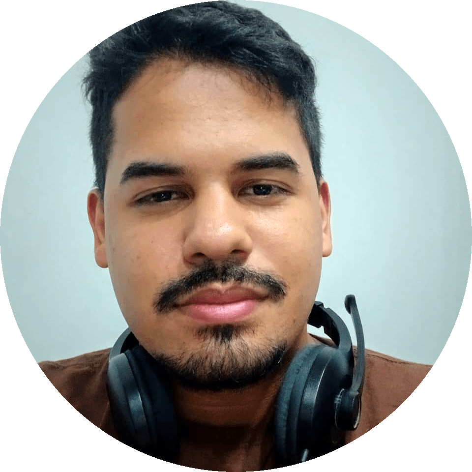 Foto de Gustavo, desenvolvedor Full Stack